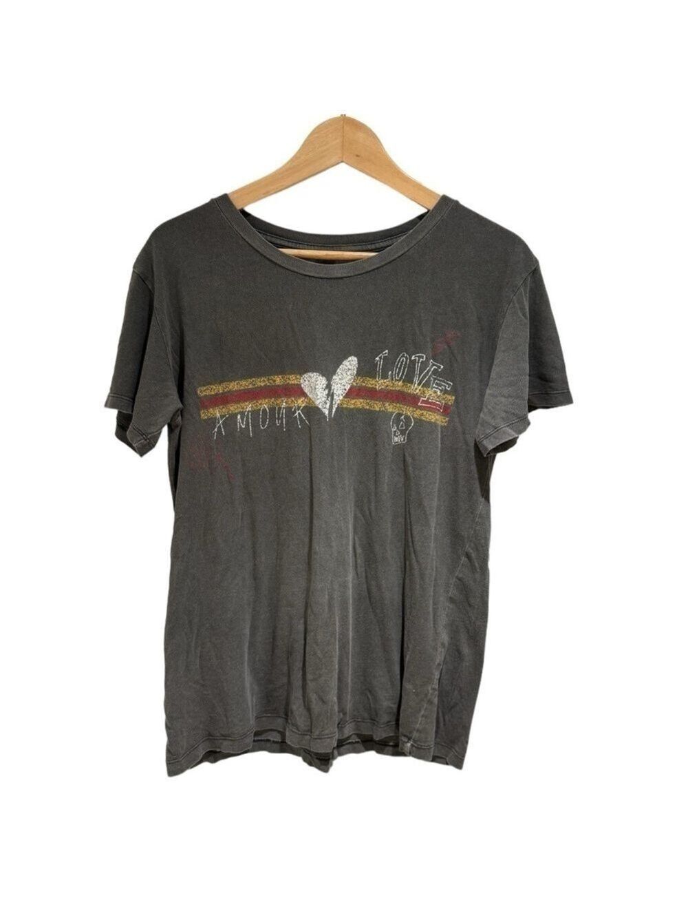 DESERT DREAMER vintage wash graphic print tee - size M